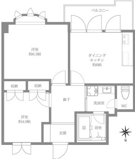 【間取り】 | 東邦ビル北里(トウホウビルキタザト)