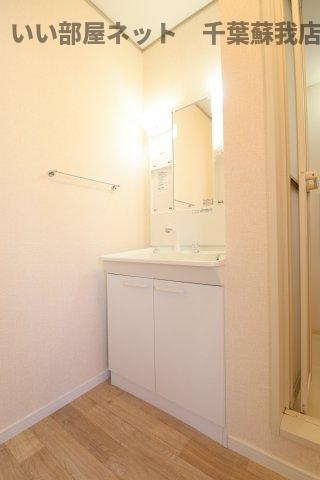 ファインビレッジの洗面所|コンパクトで使いやすい洗面所