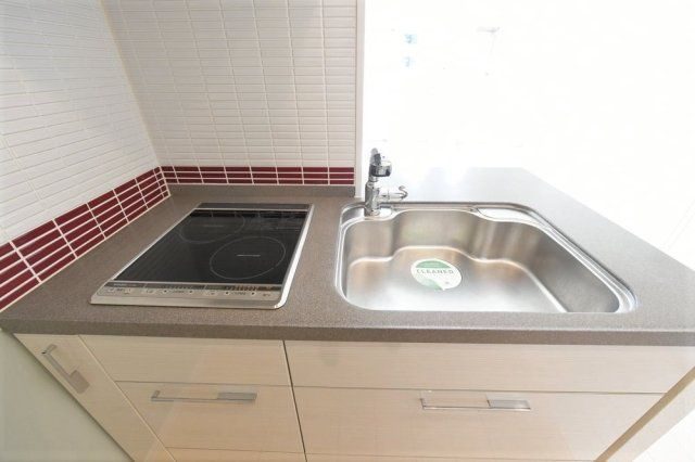 台東区浅草６丁目の賃貸マンションのキッチン