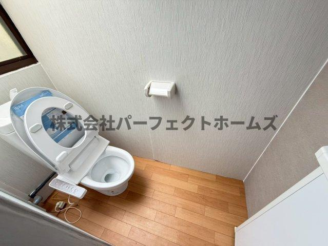 黒原旭町戸建　賃貸のトイレ|シンプルで使いやすいトイレです