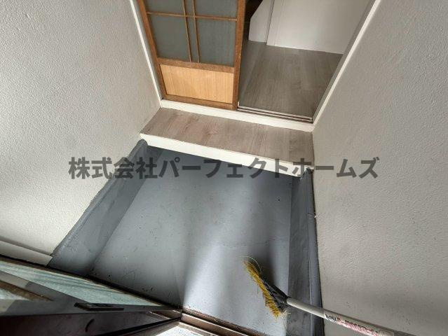 黒原旭町戸建　賃貸の玄関|シンプルで使いやすい玄関です
