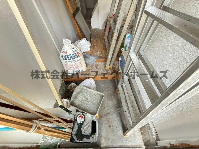 黒原旭町戸建　賃貸の玄関|シンプルで使いやすい玄関です