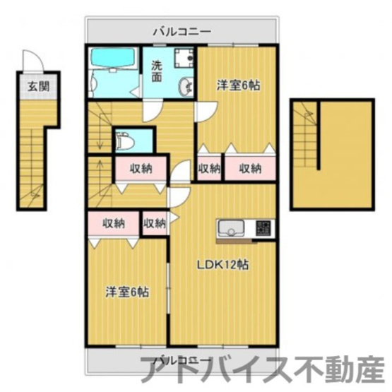 【間取り】 | ウィスタリア大川