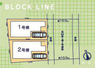 【区画図】 | 千葉市中央区東千葉一丁目　新築分譲住宅１号棟 | 千葉市中央区東千葉１丁目　１号棟