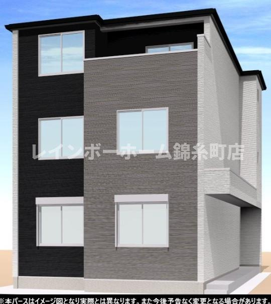 KEIAI RESIDENCE 検見川の外観パース