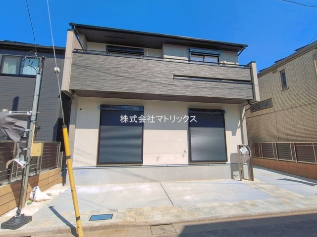 練馬区南大泉3丁目　長期優良住宅×太陽光発電　ゆとりの邸の外観|南道路の綺麗な整形地♪広々間口のゆったり開放的な限定1棟です♪