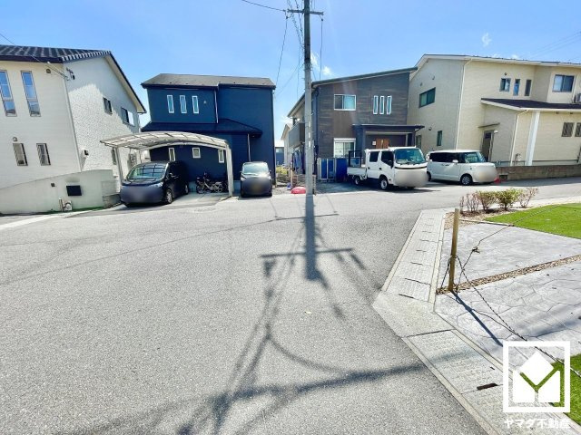 大津市下阪本２丁目　1期　13-1号地の前面道路含む現地写真