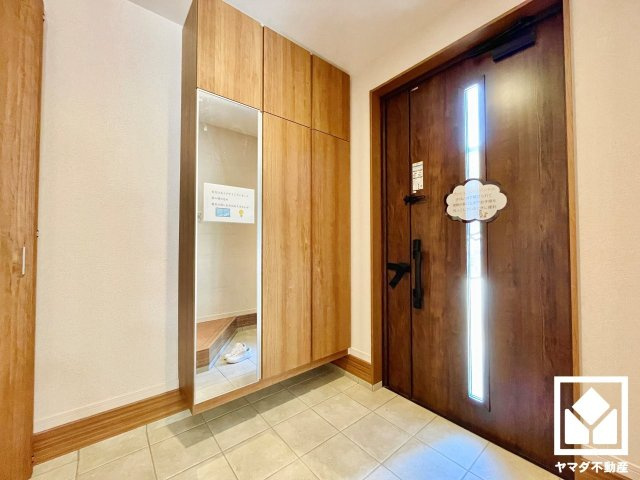 大津市下阪本２丁目　1期　13-1号地の玄関