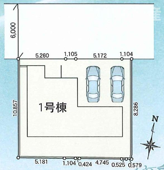 【区画図】 | 前橋市六供町新築　01期
