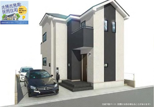 西東京市北原町3丁目　新築一戸建　西武新宿線　田無の外観パース