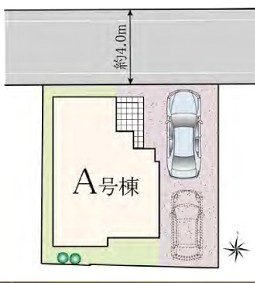 西東京市北原町3丁目　新築一戸建　西武新宿線　田無の区画図