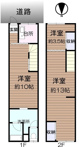 中崎西４丁目テナントの間取り