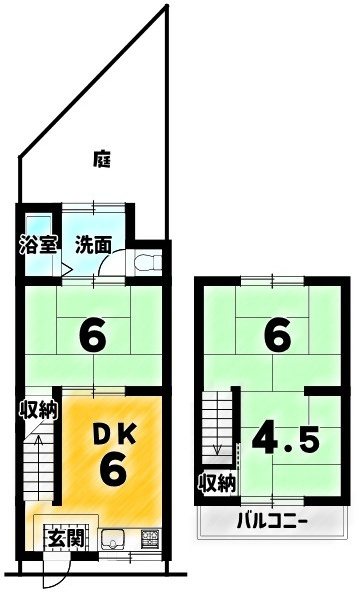 西京極徳大寺団子田町の間取り