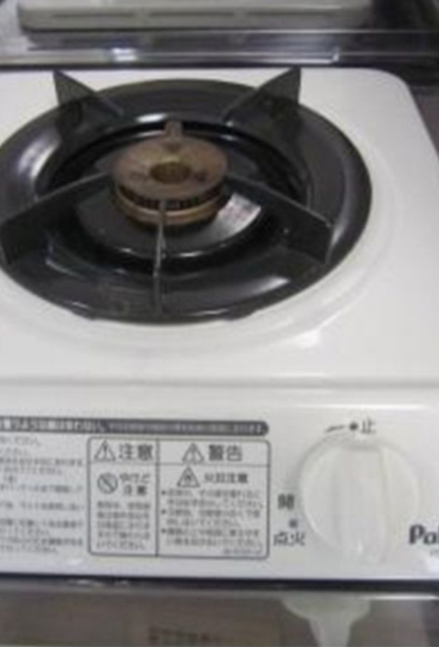 クレールメゾン代々木上原Bの設備|１口ガスキッチン（同一仕様写真）