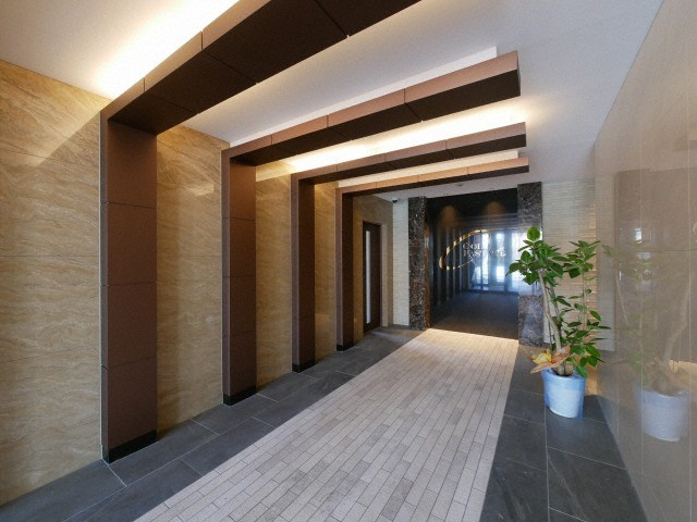 ファステート大阪上本町ソーレのエントランス