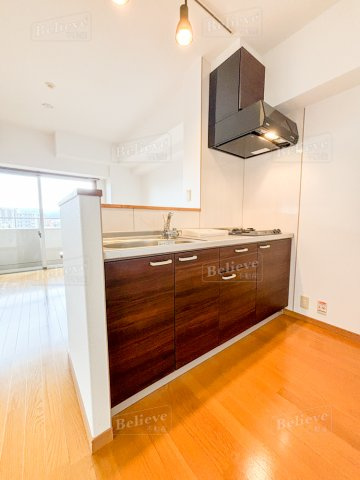 レジデンス東櫛原のキッチン|使い勝手の良いカウンターキッチン♪