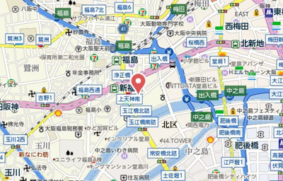 【地図】 | Ｄ-Rest 中之島