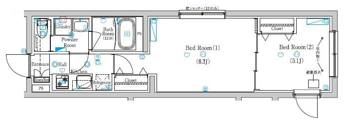 MIND OJIMAの間取り