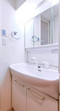 【洗面所】 | レクセルマンション錦糸町 | ゆったりとスペースのある洗面所