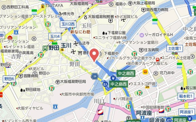 【地図】 | アドバンス西梅田Ⅳエール