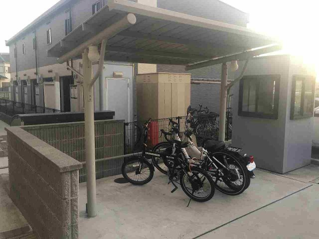 神戸市西区玉津町上池のアパートのその他|駐輪場