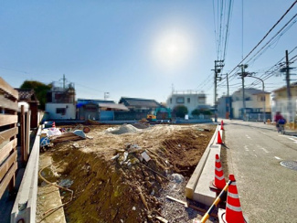 【外観】 | 綾園６丁目　新築分譲住宅　全３区画 | 一坪以上のゆとりのある浴室ですよ♪浴室乾燥機付きですので、雨の日でも洗濯物が干せますね！