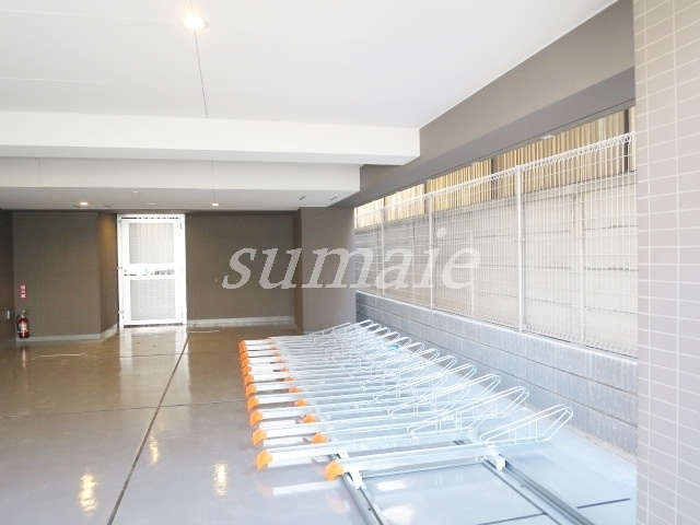 パティーナ十条DUOのその他共用部分|敷地内自転車置き場です♪