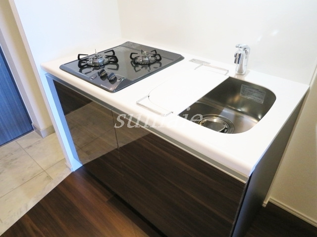パティーナ十条DUOのキッチン|ガスコンロ２口です☆