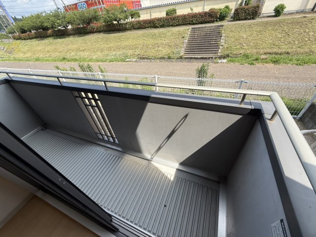ニコレットテラスDのバルコニー