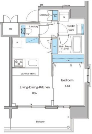 【間取り】 | ルフォンプログレ南森町