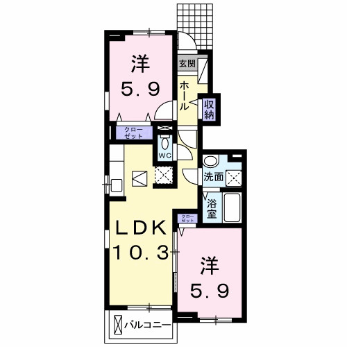【間取り】 | コンフォーティア鮎喰