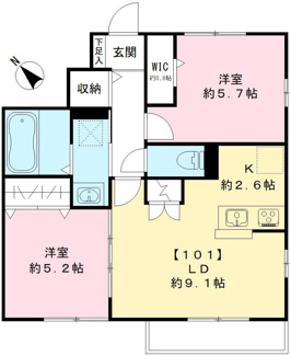 【間取り】 | ハウスパルＣ棟