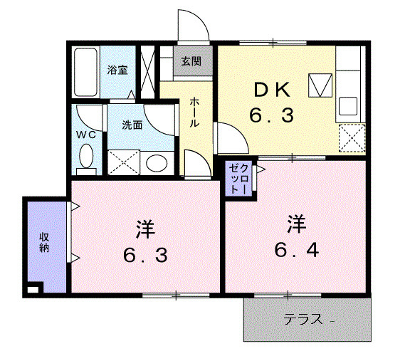 ファニト宮下の間取り