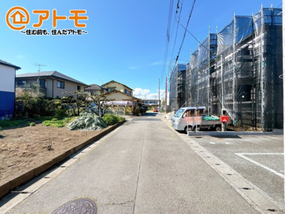 【前面道路含む現地写真】 | 三島市青木第4　新築一戸建て　3号棟