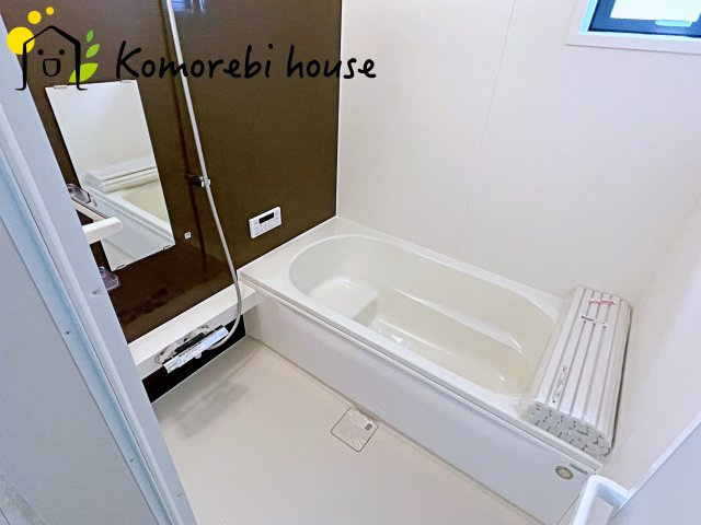 上尾市緑丘　9期　新築一戸建て　グレース　01の浴室|日々の疲れを癒すお風呂付です
