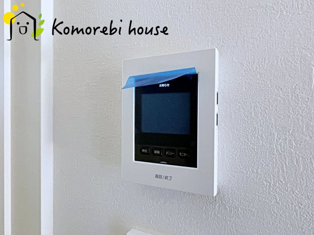 上尾市緑丘　9期　新築一戸建て　グレース　01の防犯設備|モニター付インターホンです