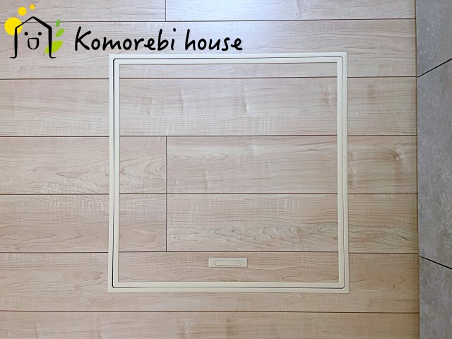 上尾市緑丘　9期　新築一戸建て　グレース　01の内装|床下収納です