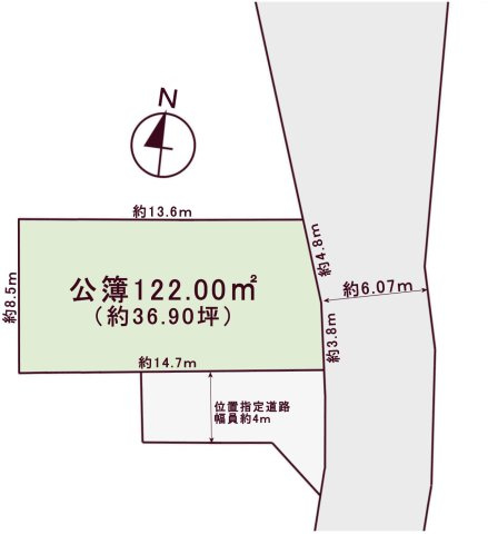 練馬区東大泉２丁目　土地　西武池袋線　大泉学園