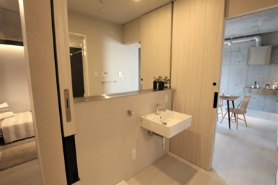 【洗面所】 | b.DOUGASHIBA | 4階モデルルームのお写真です