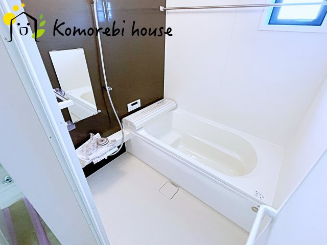 上尾市緑丘　9期　新築一戸建て　グレース　02の浴室|コンパクトで使いやすいお風呂です