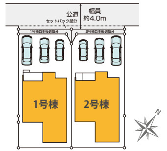 上尾市緑丘　9期　新築一戸建て　グレース　02の区画図|2号棟