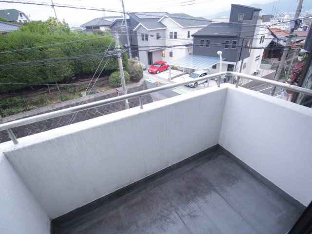 大池ガーデンヒルズのバルコニー