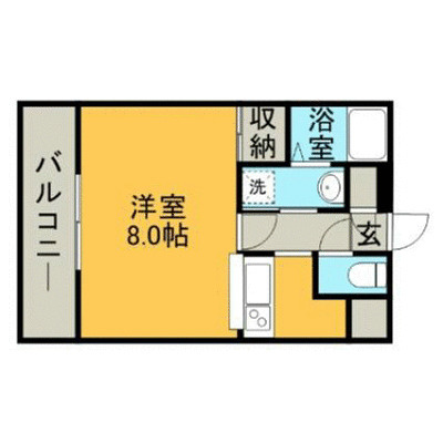 エンクレスト博多駅前Ⅱの間取り