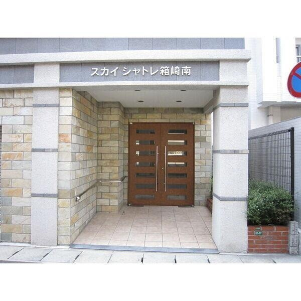 福岡市東区馬出５丁目の賃貸マンションのエントランス|エントランス写真