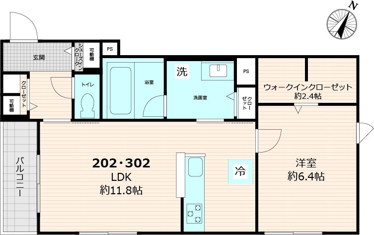 ヘキラン天神スクエアの間取り