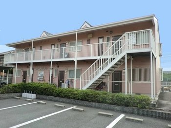 【外観】 | アメニティハイツ | 外観は落ち着いています