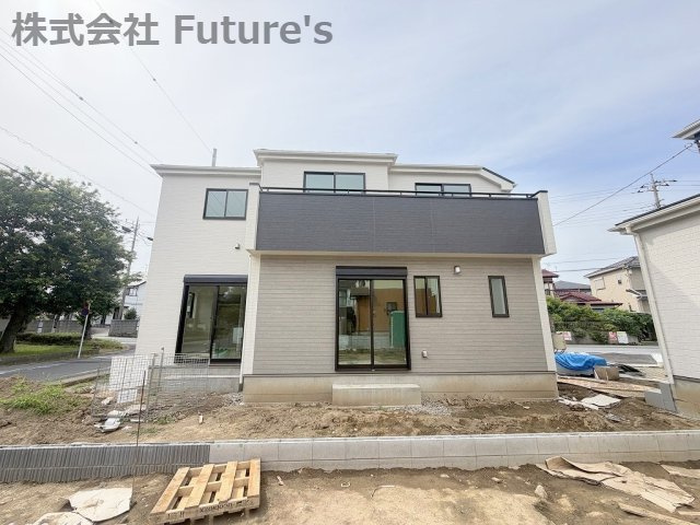 吉川市高久1丁目　新築戸建　全3棟　A号棟の外観|現地の写真になります。
