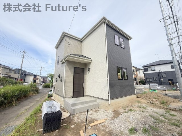 吉川市高久1丁目　新築戸建　全3棟　A号棟の外観|現地の写真になります。