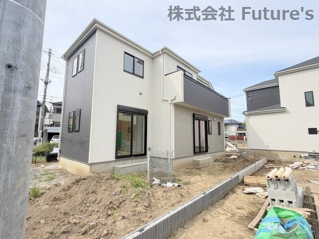 吉川市高久1丁目　新築戸建　全3棟　A号棟の外観|現地の写真になります。