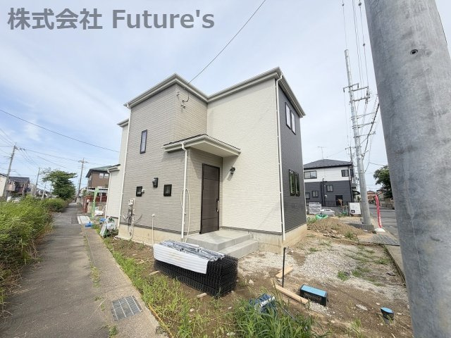 吉川市高久1丁目　新築戸建　全3棟　A号棟の外観|現地の写真になります。